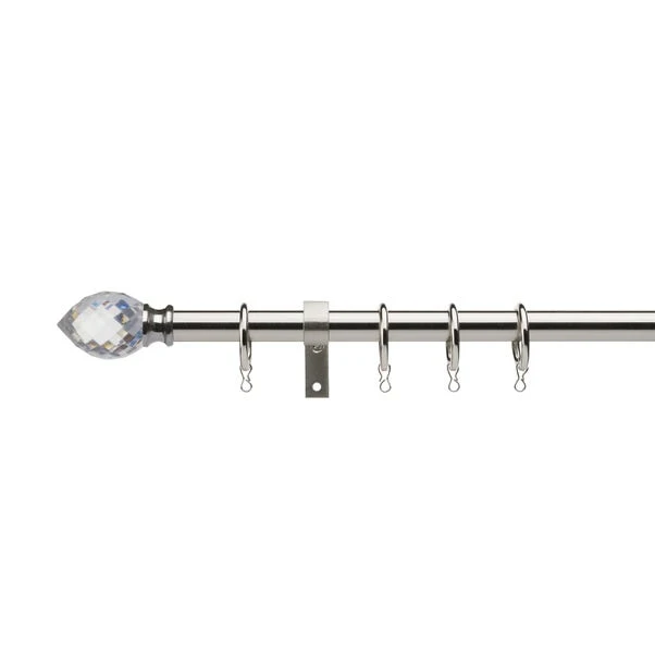 Dunelm Teardrop Extendable Metal Curtain Pole Dia. 16/19mm 3 Dunelm Teardrop Extendable Metal Curtain Pole Dia. 16/19mm
