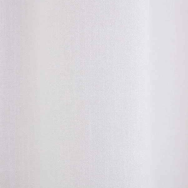 Dunelm Vermont White Pencil Pleat Curtains 5 Dunelm Vermont White Pencil Pleat Curtains - Image 3