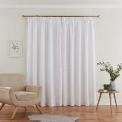 Dunelm Vermont White Pencil Pleat Curtains 10 Dunelm Vermont White Pencil Pleat Curtains -Dunelm Sales Store 30650523 alt04
