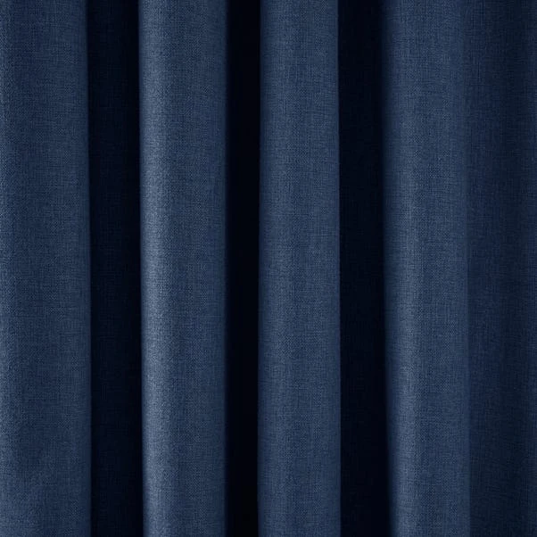 Dunelm Jennings Navy Thermal Eyelet Curtains 5 Dunelm Jennings Navy Thermal Eyelet Curtains - Image 3