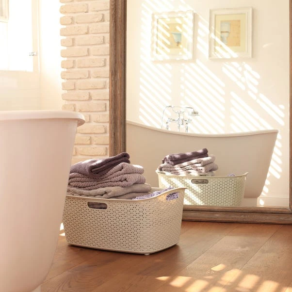 Curver My Style Cream 50 Litre Laundry Basket 8 Curver My Style Cream 50 Litre Laundry Basket - Image 6