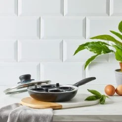 Dunelm Essentials Aluminium Egg Poacher