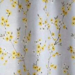 Dunelm Alisha Yellow Blackout Eyelet Curtains 9 Dunelm Alisha Yellow Blackout Eyelet Curtains -Dunelm Sales Store 30655695 alt02