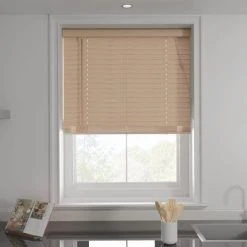 Dunelm Oak Effect 50mm Slats Venetian Blind