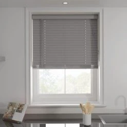 Dunelm Charcoal 50mm Slats Venetian Blind