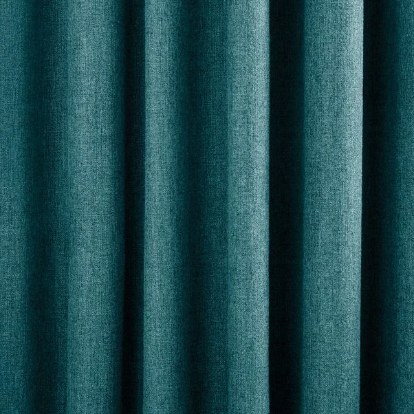 Dunelm Jennings Peacock Thermal Pencil Pleat Curtains 5 Dunelm Jennings Peacock Thermal Pencil Pleat Curtains - Image 3