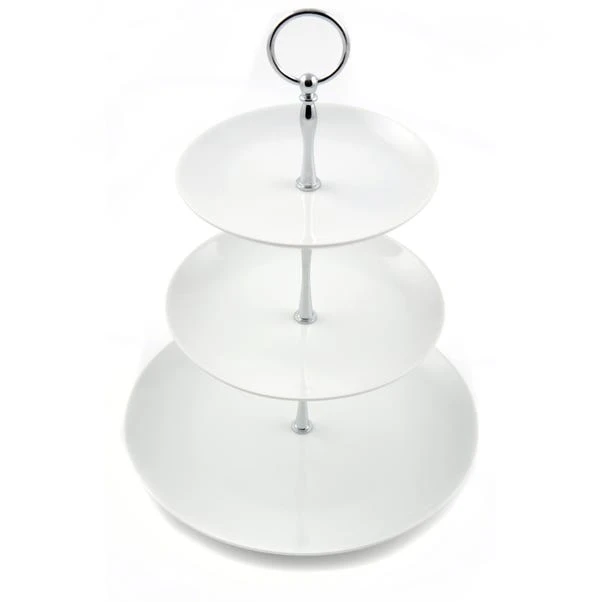 Dunelm Purity 3 Tier Cake Stand 4 Dunelm Purity 3 Tier Cake Stand - Image 2