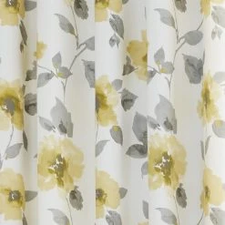Fusion Adriana Ochre Floral Eyelet Curtains 8 Fusion Adriana Ochre Floral Eyelet Curtains -Dunelm Sales Store 30661230 alt02