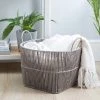 Dunelm Large Grey Woven Storage Basket 1 Dunelm Large Grey Woven Storage Basket -Dunelm Sales Store 30667020