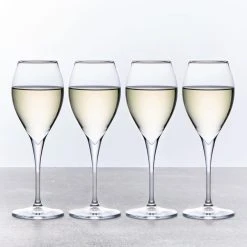 Dunelm Set Of 4 White Wine Glasses