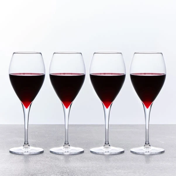 Dunelm Set Of 4 Red Wine Glasses 3 Dunelm Set Of 4 Red Wine Glasses