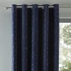 Elements Sten Geometric Velour Navy Eyelet Curtains 1 Elements Sten Geometric Velour Navy Eyelet Curtains -Dunelm Sales Store 30669085