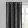 Dunelm Valencia Velvet Geometric Charcoal Eyelet Curtains 2 Dunelm Valencia Velvet Geometric Charcoal Eyelet Curtains -Dunelm Sales Store 30670278