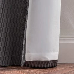 Dunelm Valencia Velvet Geometric Charcoal Eyelet Curtains 13 Dunelm Valencia Velvet Geometric Charcoal Eyelet Curtains -Dunelm Sales Store 30670278 alt06