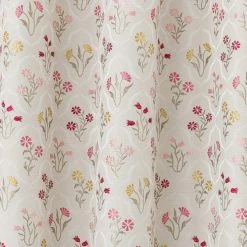 Luxury Collection Fleur Floral Jacquard Pink Eyelet Curtains 10 Luxury Collection Fleur Floral Jacquard Pink Eyelet Curtains -Dunelm Sales Store 30671067 alt02