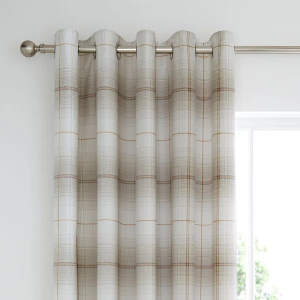 Dunelm Albie Natural Blackout Eyelet Curtains 3 Dunelm Albie Natural Blackout Eyelet Curtains