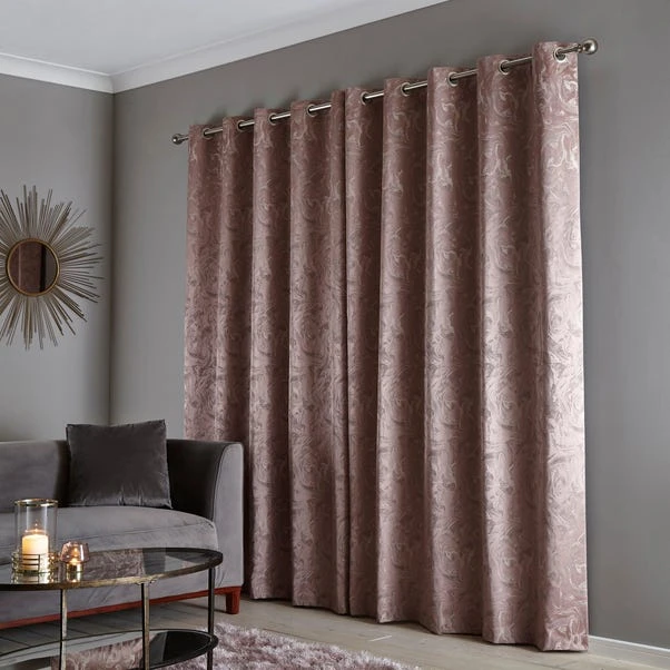 Luxury Collection Diablo Marble Woven Eyelet Curtains 6 Luxury Collection Diablo Marble Woven Eyelet Curtains - Image 4