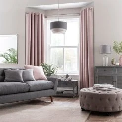 Dunelm Luna Brushed Blush Blackout Eyelet Curtains 8 Dunelm Luna Brushed Blush Blackout Eyelet Curtains -Dunelm Sales Store 30672319 alt01
