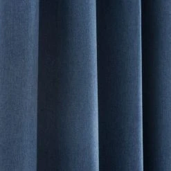 Dunelm Luna Brushed Navy Blackout Eyelet Curtains 9 Dunelm Luna Brushed Navy Blackout Eyelet Curtains -Dunelm Sales Store 30672322 alt02