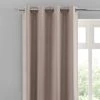 Dunelm Luna Brushed Pebble Blackout Eyelet Curtains -Dunelm Sales Store 30672327