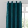 Dunelm Ruben Teal Velour Eyelet Curtains -Dunelm Sales Store 30672630
