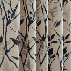 Dunelm Zen Blue Jacquard Eyelet Curtains 8 Dunelm Zen Blue Jacquard Eyelet Curtains -Dunelm Sales Store 30672649 alt02