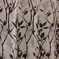 Dunelm Zen Plum Jacquard Eyelet Curtains 10 Dunelm Zen Plum Jacquard Eyelet Curtains -Dunelm Sales Store 30672653 alt02
