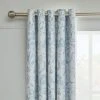 Dorma Remington Blue Blackout Eyelet Curtains