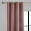 Luxury Collection Peyton Cotton Velvet Blush Eyelet Curtains 2 Luxury Collection Peyton Cotton Velvet Blush Eyelet Curtains -Dunelm Sales Store 30673109