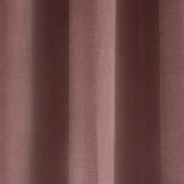 Luxury Collection Peyton Cotton Velvet Blush Eyelet Curtains 5 Luxury Collection Peyton Cotton Velvet Blush Eyelet Curtains - Image 3