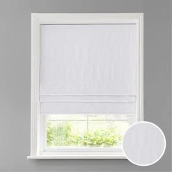 Dunelm Sales Store 10 Dunelm Luna White Blackout Roman Blind