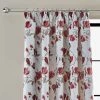 Dunelm Ellis Floral Jacquard Red Pencil Pleat Curtains 2 Dunelm Ellis Floral Jacquard Red Pencil Pleat Curtains -Dunelm Sales Store 30675444