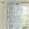 Dunelm Tropical Leaf Green Hidden Tab Top Single Curtain Panel 1 Dunelm Tropical Leaf Green Hidden Tab Top Single Curtain Panel -Dunelm Sales Store 30676515