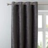 Luxury Collection Chenille Grey Eyelet Curtains 2 Luxury Collection Chenille Grey Eyelet Curtains -Dunelm Sales Store 30676936