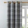 Luxury Collection Highland Check Dove Grey Eyelet Curtains 1 Luxury Collection Highland Check Dove Grey Eyelet Curtains -Dunelm Sales Store 30676973