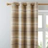 Luxury Collection Highland Check Ochre Eyelet Curtains 1 Luxury Collection Highland Check Ochre Eyelet Curtains -Dunelm Sales Store 30676982