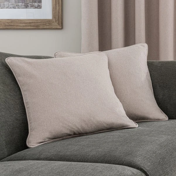 Dunelm Luna Brushed Pebble Blackout Pencil Pleat Curtains 8 Dunelm Luna Brushed Pebble Blackout Pencil Pleat Curtains - Image 6