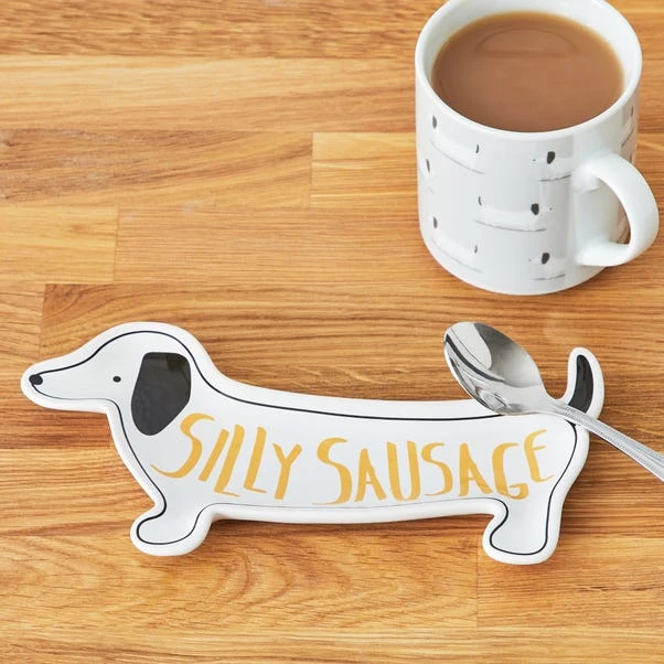 Dunelm Bertie Sausage Dog Spoon Rest 3 Dunelm Bertie Sausage Dog Spoon Rest