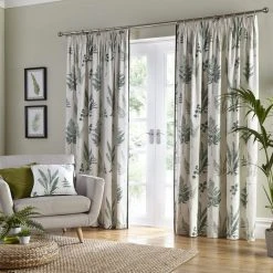 Dunelm Fern Green Pencil Pleat Curtains 11 Dunelm Fern Green Pencil Pleat Curtains -Dunelm Sales Store 30677758 alt03