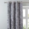 Dunelm Crushed Velour Silver Eyelet Curtains 2 Dunelm Crushed Velour Silver Eyelet Curtains -Dunelm Sales Store 30678058