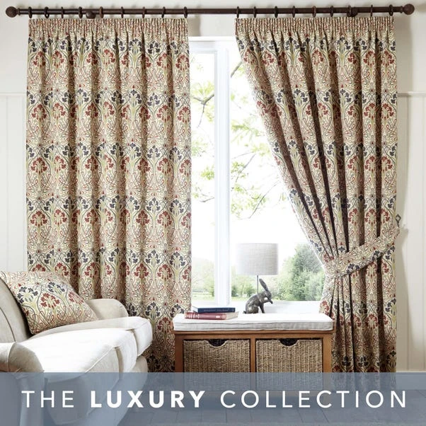 Luxury Collection Lucetta Jewel Pencil Pleat Curtains 4 Luxury Collection Lucetta Jewel Pencil Pleat Curtains - Image 2
