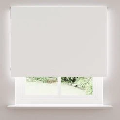 Dunelm White Blackout Roller Blind 10 Dunelm White Blackout Roller Blind -Dunelm Sales Store 30680786 alt02