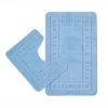 Catherine Lansfield Armoni Blue Bath And Pedestal Mat Set -Dunelm Sales Store 30680844