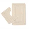 Catherine Lansfield Armoni Cream Bath And Pedestal Mat Set 1 Catherine Lansfield Armoni Cream Bath And Pedestal Mat Set -Dunelm Sales Store 30680845