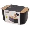 Joseph Joseph Black Bread Bin With Cutting Board Lid