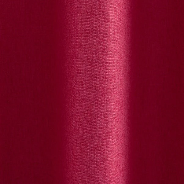 Dunelm Luna Brushed Raspberry Blackout Eyelet Curtains 5 Dunelm Luna Brushed Raspberry Blackout Eyelet Curtains - Image 3