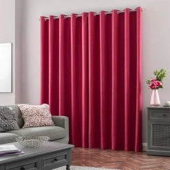 Dunelm Luna Brushed Raspberry Blackout Eyelet Curtains 11 Dunelm Luna Brushed Raspberry Blackout Eyelet Curtains -Dunelm Sales Store 30681257 alt04