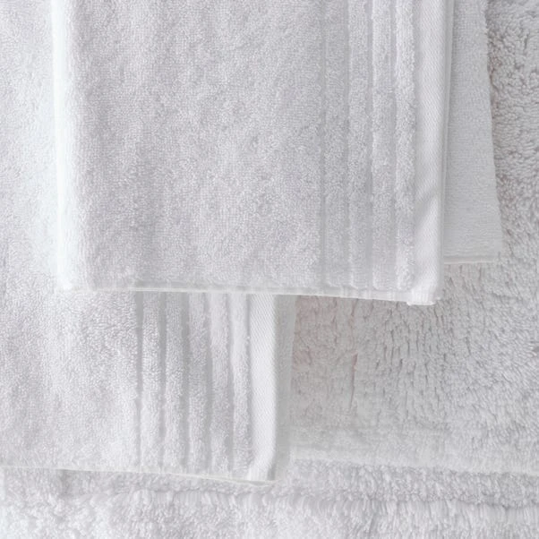 Dorma Tencel Sumptuously Soft Snow Towel 4 Dorma Tencel Sumptuously Soft Snow Towel - Image 2