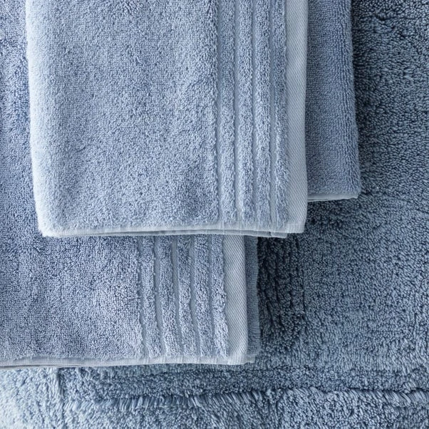 Dorma Tencel Sumptuously Soft Porcelain Blue Towel 6 Dorma Tencel Sumptuously Soft Porcelain Blue Towel - Image 4