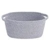 Dunelm Light Grey Rope Basket
